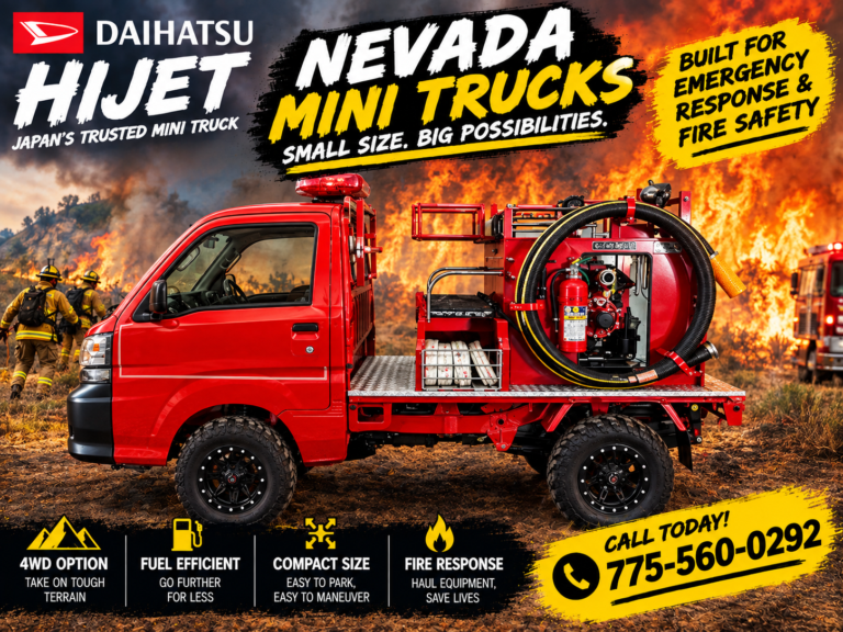 2005 DAIHATSU HIJET FIRE TRUCK